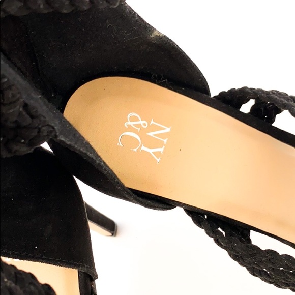 NY&C black Suede Sandle - Picture 8 of 9